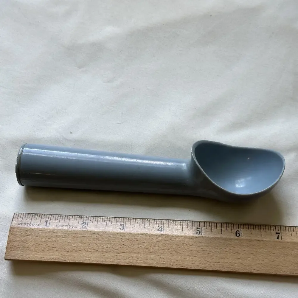 Vintage EKCO Blue Plastic Ice Cream Scoop Liquid Filled Handle Retro Kitchen
